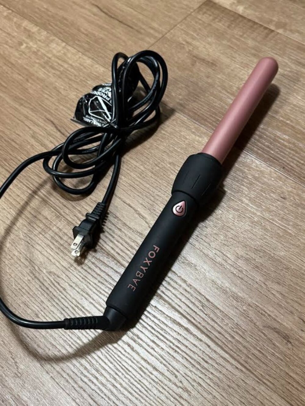 Foxybae Hair Curling Wand Iron Rose Gold Tone - Like New Works Great